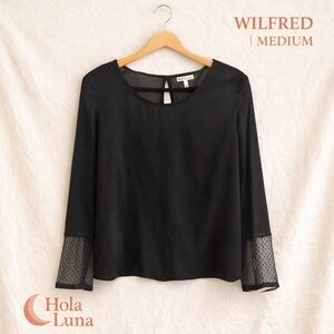 WILFRED 100% SILK BLOUSE